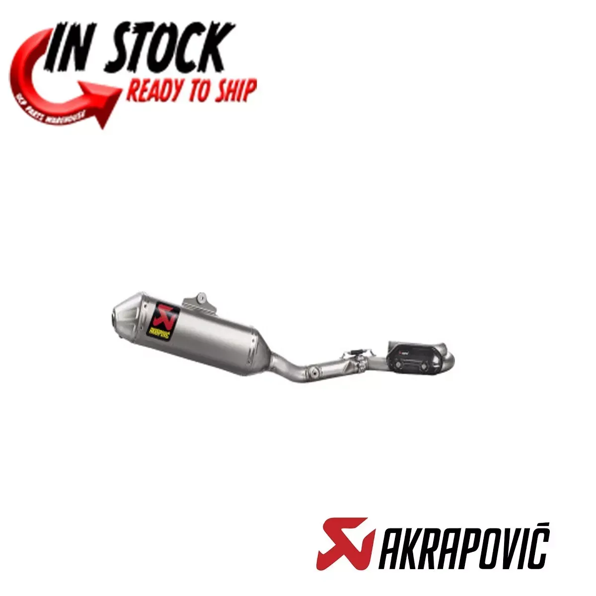 AKRAPOVIC RACING LINE EXHAUST SYSTEM SS/TI 2021-2024 KX250 / 2017-2020 KX250F