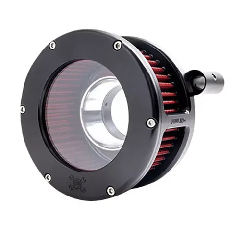 FEULING BA AIR CLEANER KIT BLACK/CLR - 2008-2017 HARLEY DYNA / SOFTAIL / TOURING