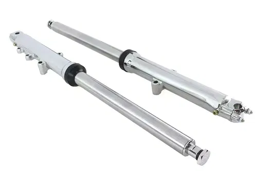 V-Twin  Factory Sample 41mm Fork Slider Assembly w/ Chrome Sliders 1980-83 FX