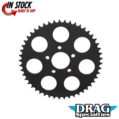 Drag Specialties 1210-1845 Black 530 Chain Conversion Rear Sprocket 49 Tooth