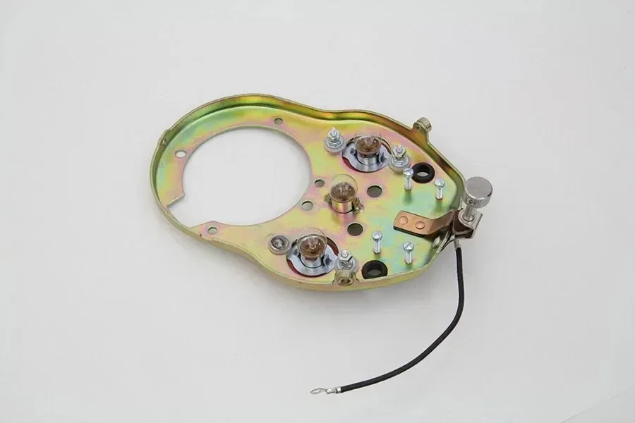 V-Twin Replica Cateye Dash Base Assembly fits Harley Davidson 39-0145