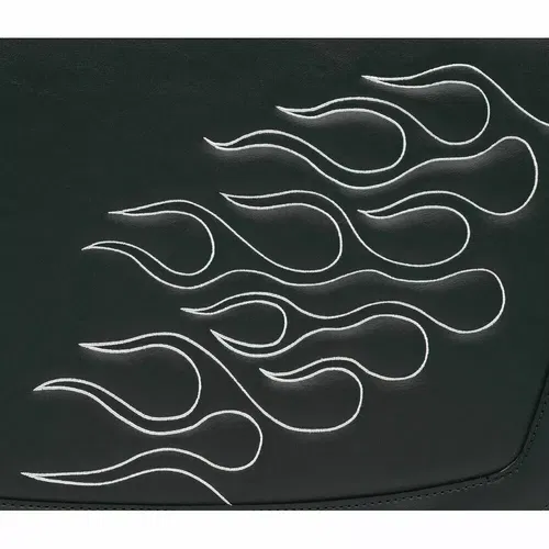 Saddlemen Silver Highwayman Tattoo Saddlebags Jumbo Throw-Over Mount