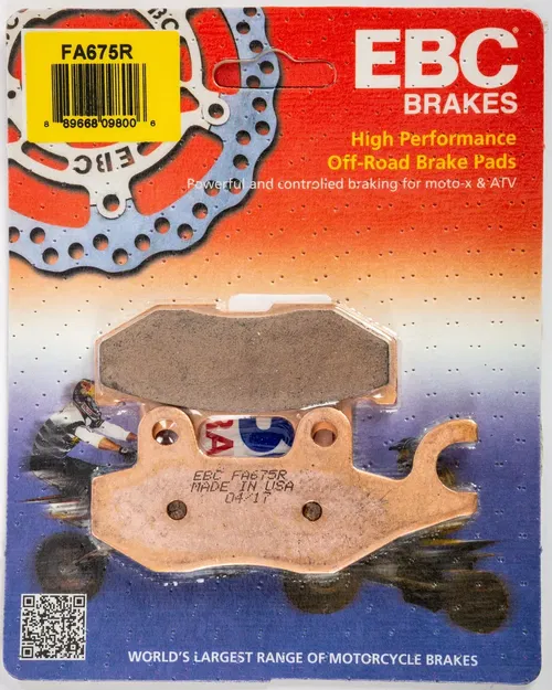 EBC R Series Long Life Sintered Brake Pads FA675R Rear