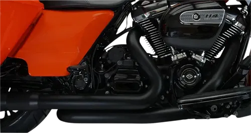 KHROME WERKS Aggressor Fits 2-into-2 Crossover Headers - Black - M8 200920