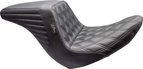 LE PERA Kickflip Up Front Fits Seat - Double Diamond - Black - FL/FX '18-'24