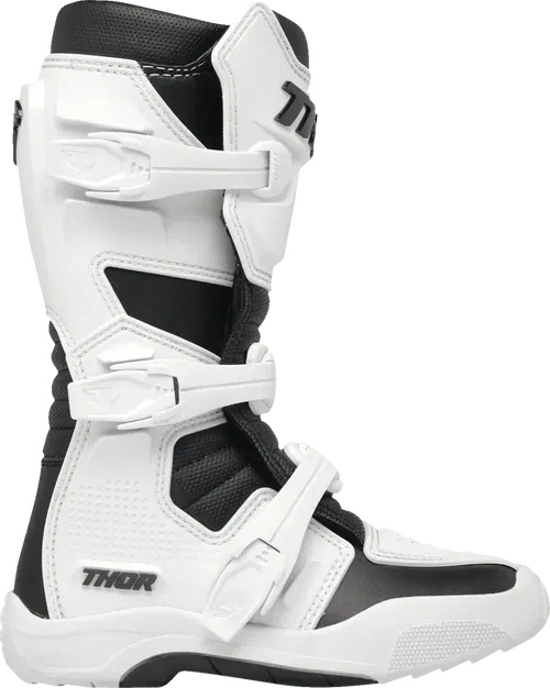 THOR Youth Blitz Fits XR Boots - White/Black - Size 2 3411-0746