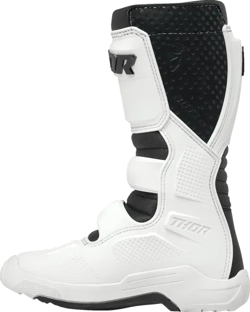 THOR Youth Blitz Fits XR Boots - White/Black - Size 2 3411-0746