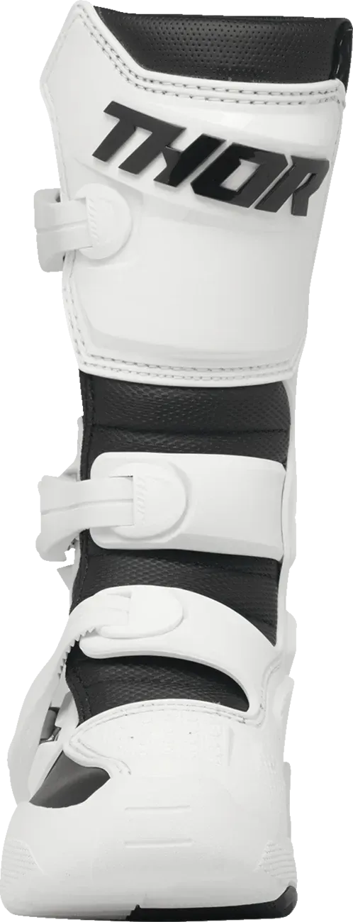 THOR Youth Blitz Fits XR Boots - White/Black - Size 2 3411-0746