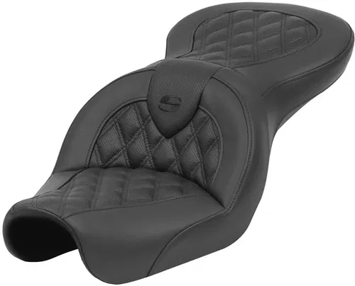 SADDLEMEN Roadsofa* Fits Seat - Lattice Stitch - Without Backrest - FXD '04-'05