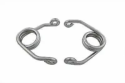 Chrome 4  Hair Pin Seat Spring Set for Harley Davidson by V-Twin