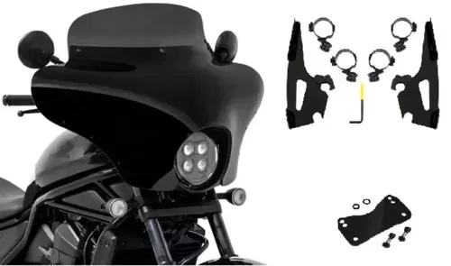 Memphis Shades Batwing Windshield Fairing Kit 2021-2024 Honda Rebel CMX 1100