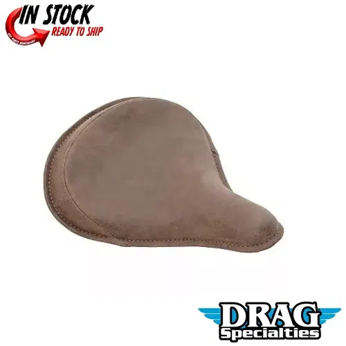 Drag Specialties 0806-0050 Large Brown Distressed Leather Spring Solo Seat
