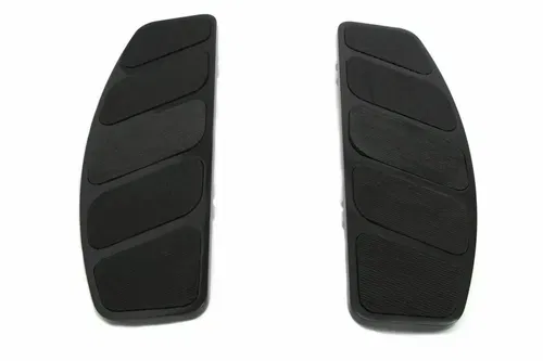 Black Rectangular Footboard Set for Harley Davidson by V-Twin