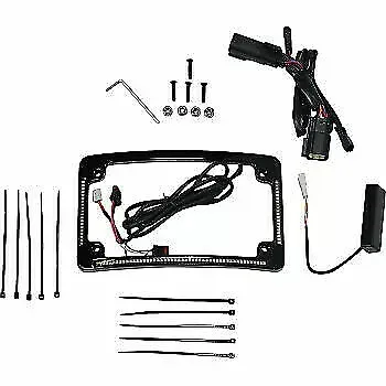 Custom Dynamics All in One License Plate Frame Black 2030-1489