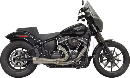 BASSANI XHAUST Fits 2-into-1 Ripper Short Exhaust System - Stainless Steel -