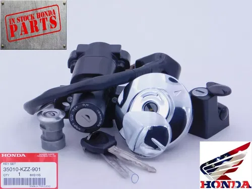 HONDA LOCK SET KEY SWITCH CRF250L/LA 13-2020  IGNITION SEAT LOCK FUEL CAP OEM