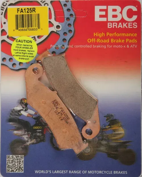 EBC R Series Long Life Sintered Brake Pads FA125R
