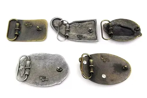 V-Twin Ironhead Series Belt Buckle Set fits Harley Davidson 48-1522