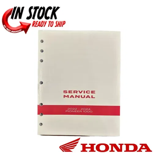 HONDA REPAIR SHOP SERVICE MANUAL BOOK 2022-2024 PIONEER 1000 61HL451 OEM