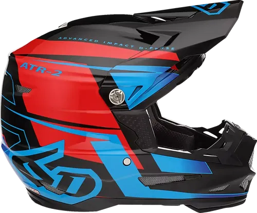 6D HELMETS ATR-2 Mach Helmet MOTOCROSS XL Blue/Red/Black