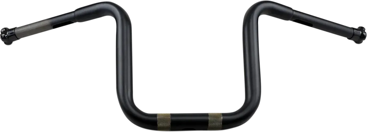 Todd's Cycle 1 1/4" Beater Bars Flat Black 1 1/4" Center Mount Area 0601-4679