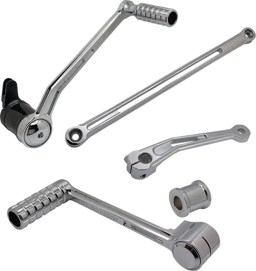 ARLEN NESS Deep Cut Foot Control Kit Fits w/ Heel/Toe Shifter - Chrome 420-107
