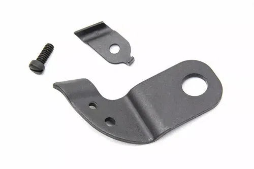 Parkerized Throttle Cable Bracket for Harley Davidson by V-Twin