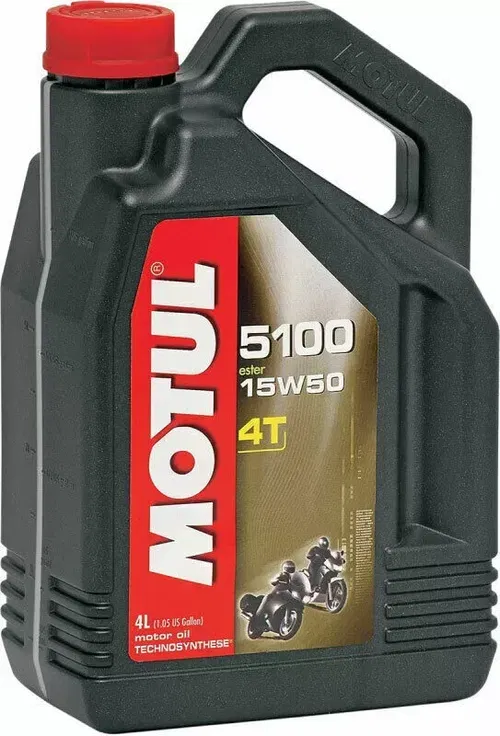 Motul 5100 4T Semi-Synthetic 4-Stroke Motor Oil | 15W-50 | 1 Gallon | 108089