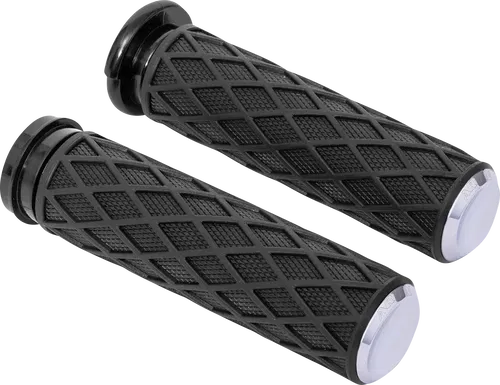 ARLEN NESS Diamond Grips - TBW - Chrome Fits 500-008