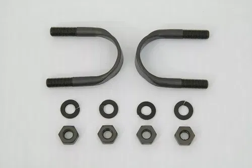 Leg Shield and Fairing U-Bolt Mount Kit Parkerized for Harley Davidson by V-Twin