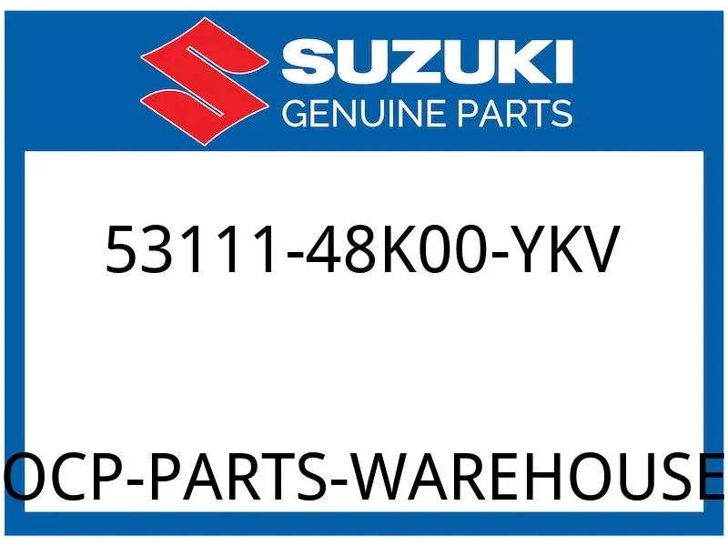 Suzuki OEM Part 53111-48K00-YKV FENDER, FRONT (BLACK)