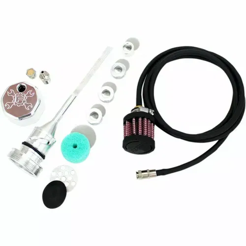 Feuling Polished Vented Dipstick Kit for 2018-2020 Harley Softail Models