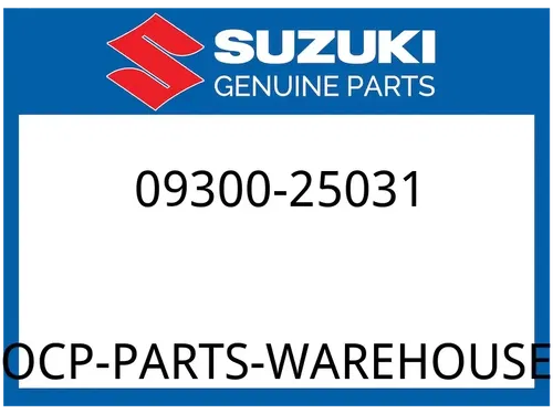 Suzuki OEM Part 09300-25031 BUSH, 3RD DRIVEN GEAR