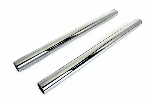 Chrome Fork Tube Set 2  Over Stock for Harley Davidson by V-Twin