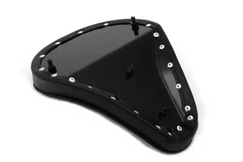 Black Smooth Solo Seat Small for Harley Davidson by V-Twin