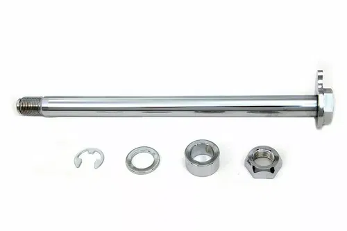 Chrome Rear Axle Kit for Harley Davidson by V-Twin