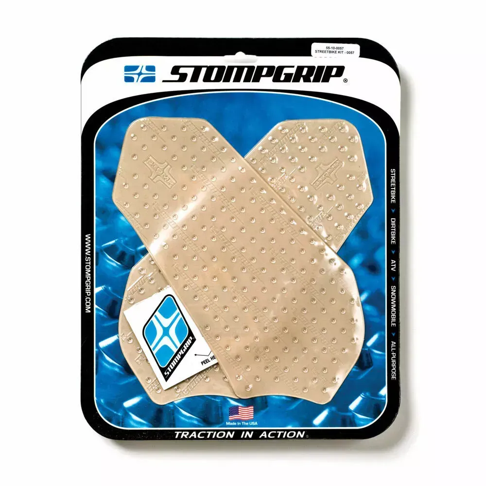 STOMP GRIP Traction Pad Tank Kit SUZUKI GSXR600 GSXR750 2011-2024 (Clear)
