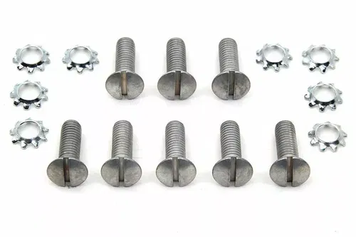 Cadmium Tappet Block Screw for Harley Davidson by V-Twin