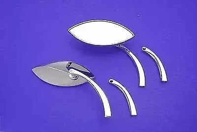 Eagle Eye Mirror Set Billet Chrome for Harley Davidson by V-Twin