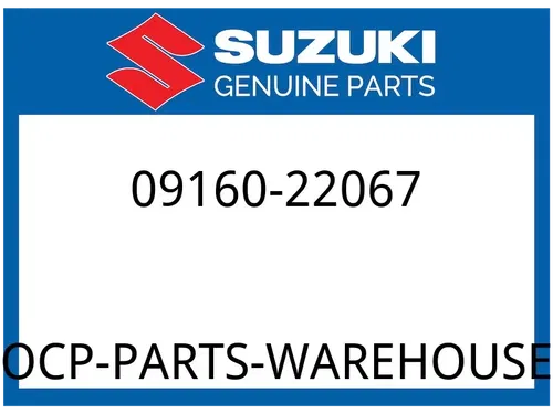 Suzuki OEM Part 09160-22067 WASHER, CLUTCH HUB THR
