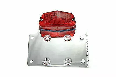 Chrome Side Mount Tail Lamp Kit for Harley Davidson by V-Twin