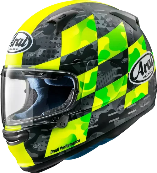 ARAI Regent-X Patch Helmet MOTORCYCLE Small Yellow Frost
