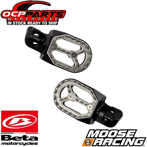 NEW MOOSE RACING QUALIFIER FOOTPEGS 2020-2023 BETA 125 250 300 350 390 430 480