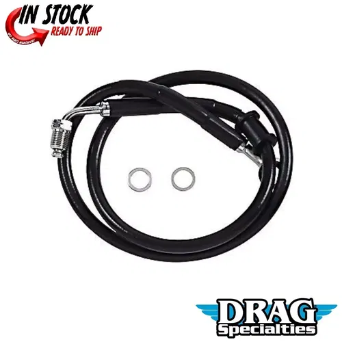 Drag Specialties 1741-5796 Extended Length Stainless Steel Brake Line +4"