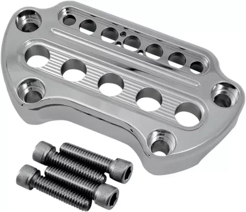Joker Machine Handlebar Riser Top Clamp 2006-17 Harley Dyna 1993-17 XL Chrome