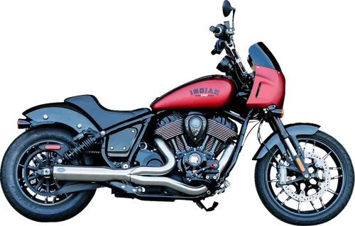 S&amp;S CYCLE Fits 2-into-1 Qualifier Exhaust System - Stainless - 49-State -