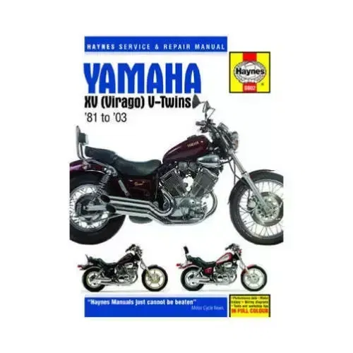 Haynes Motorcycle Repair Manual for Yamaha XV Virago V-Twin All 1981-2003