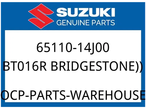 Suzuki OEM Part 65110-14J00 TIRE,REAR (180/55 ZR17M/C (73