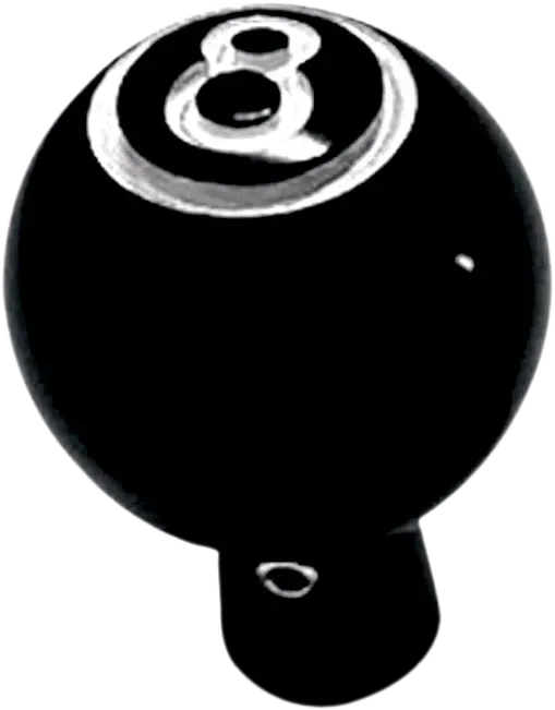 JOKER MACHINE Billet Choke Cable Knob - Fits Eight Ball - Black 02-59