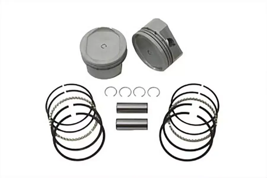 883cc to 1200cc Conversion Piston Set Standard 3.498 fits Harley-Davidson